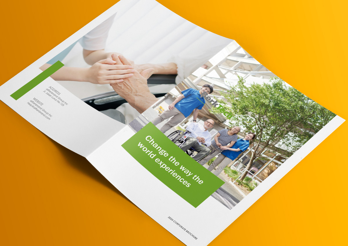 A4仕上がり二つ折