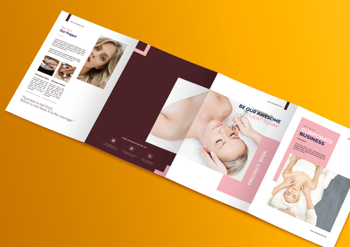 A4仕上がり三つ折